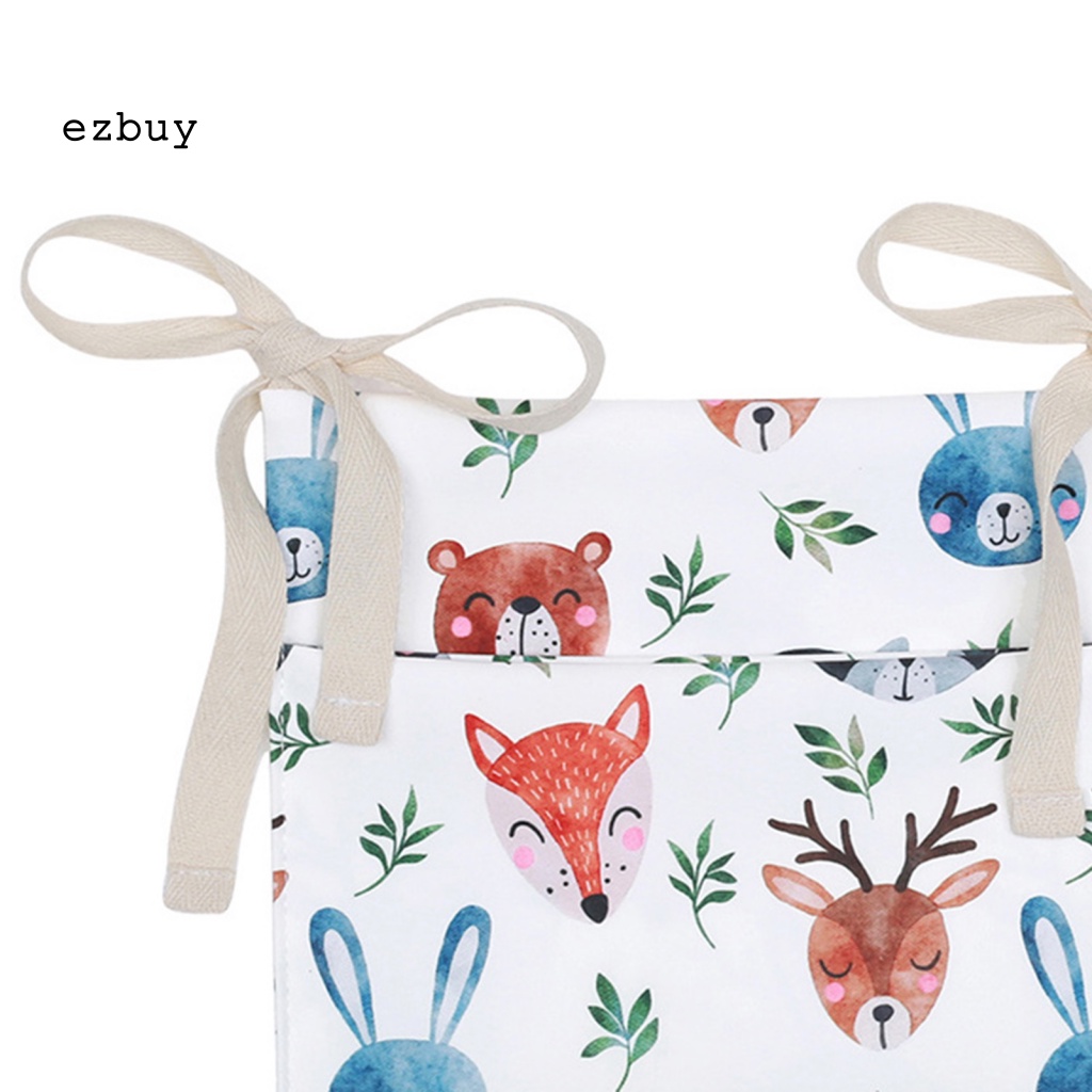 Túi Đựng Đồ Treo Giường Em Bé Bằng Polyester Chống Mòn In Hoạt Hình Dễ Tháo Rời