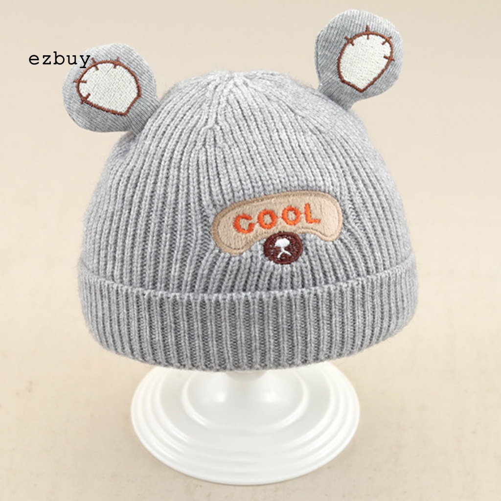 Mũ beanie Giữ Ấm Tai Gấu Dễ Thương Thân Thiện Với Làn Da Dùng Hàng Ngày Cho Bé