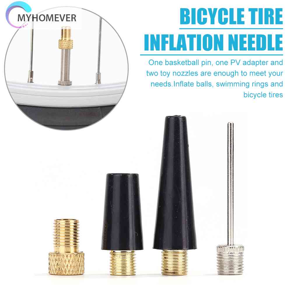 Bộ 4 Dụng Cụ Bơm Bánh Xe Đạp