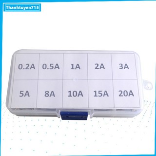 Bộ 100 cầu chì ống 5*20mm 0.2-20A