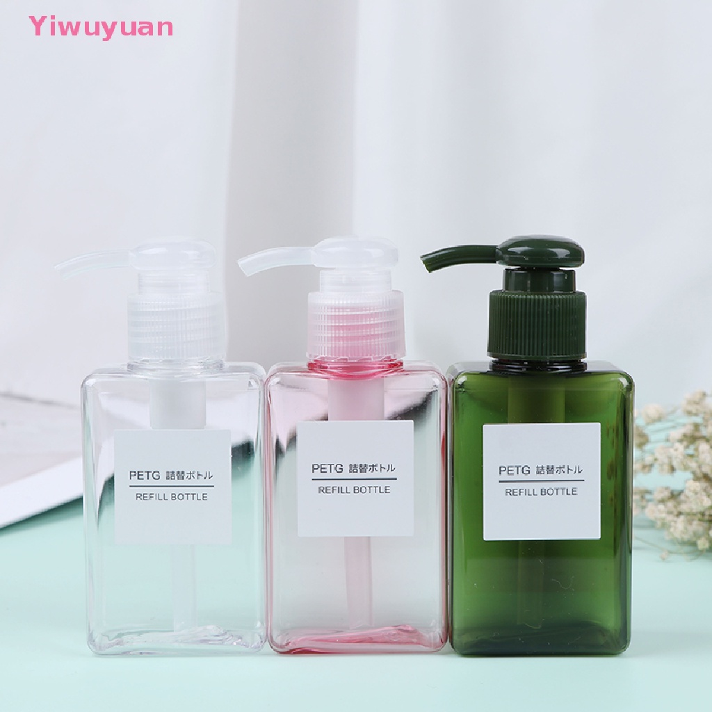 Bình Đựng Dầu Gội / Sữa Tắm Dạng Nhấn 100ml Tiện Dụng