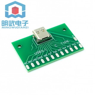 Bảng mạch kết nối usb 3.1 type c với pcb 24p