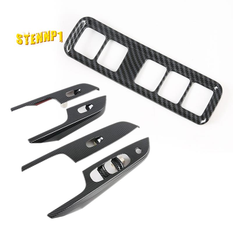 Ốp Công Tắc Điều Khiển Kính Cửa Sổ Xe Hơi Cho Nissan Navara NP300 2016-2021