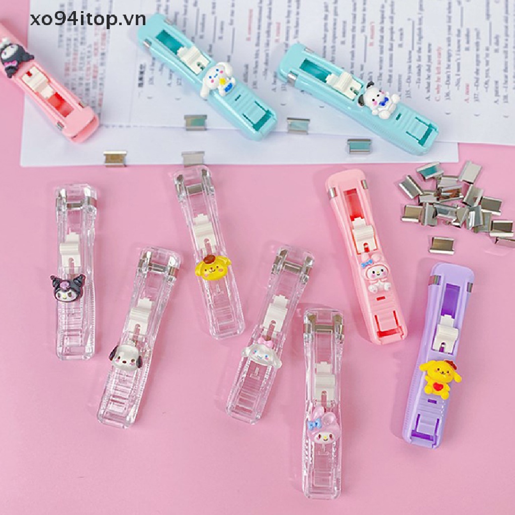 SANRIO Kẹp Đẩy Trong Suốt Hình Cinnamoroll Dễ Thương Đa Ứng Dụng