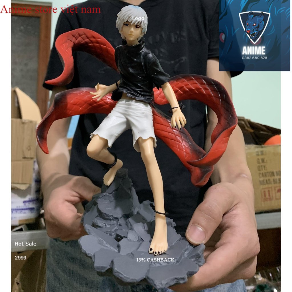 (25cm) Mô hình Kaneki Ken cực nét - Mô hình Tokyo Ghoul