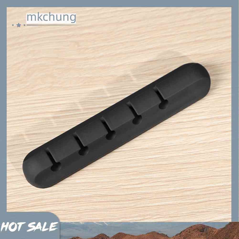 Kẹp Cố Định Dây Cáp USB Tự Dính Bằng Silicone