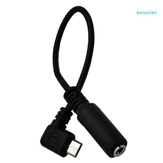 Micro USB Male to 3.5mm Jack  Adapter Cable Connector Adapter Cable 0.15M