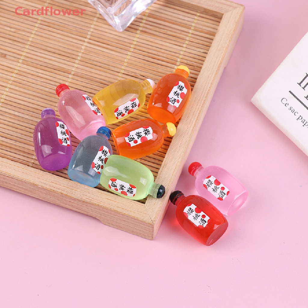 10 Chai Rượu Vang Đồ Chơi Búp Bê Cỡ 1 / 12 Mới