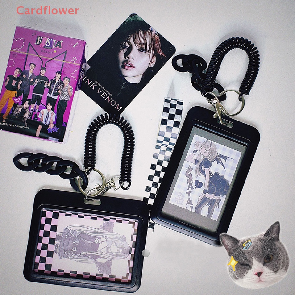 < Cardflower > Ví Đựng Thẻ Ảnh Nhóm Nhạc Kpop Black Series Mới Bảo Vệ Bảo Vệ Cho Văn Phòng Phẩm