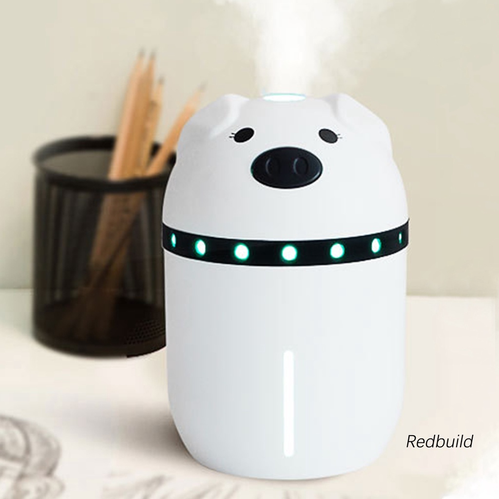 Máy Phun Sương Làm Ẩm Không Khí Hình Chú Heo Dễ Thương 200mL