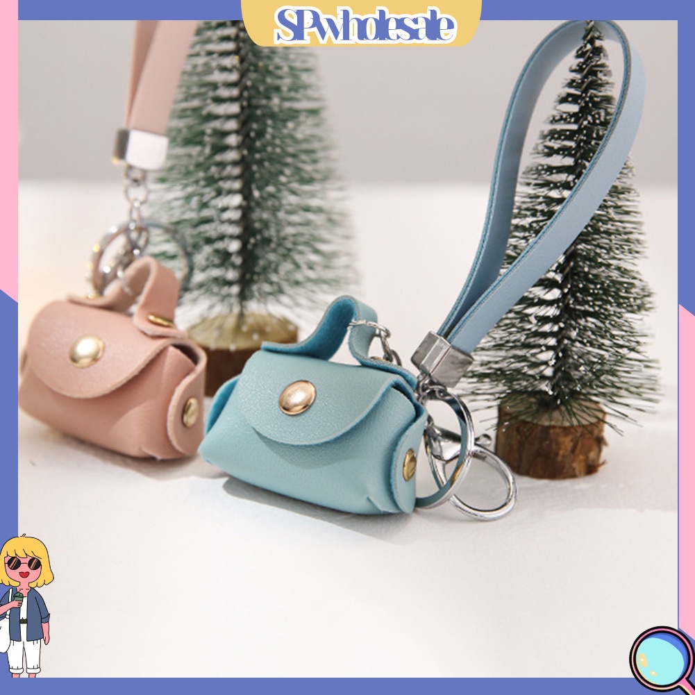 <SPwholesale> Túi Giả Da Mini Đựng Tai Nghe / Móc Khóa Đa Năng