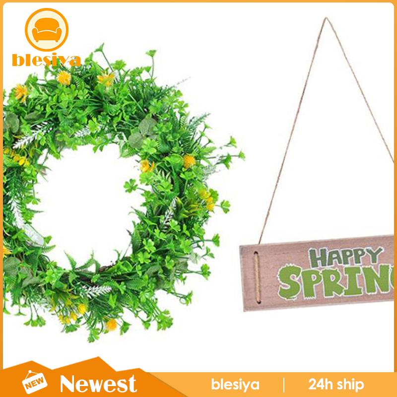 [Blesiya] Vòng Hoa Treo Cửa Trước Trang Trí Lễ Hội Phục Sinh