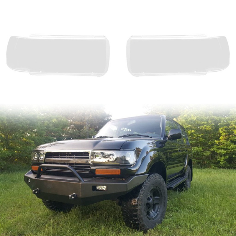Ốp Đèn Pha Trong Suốt Cho Xe Hơi Toyota Land Cruiser 4500 LC80 FJ80