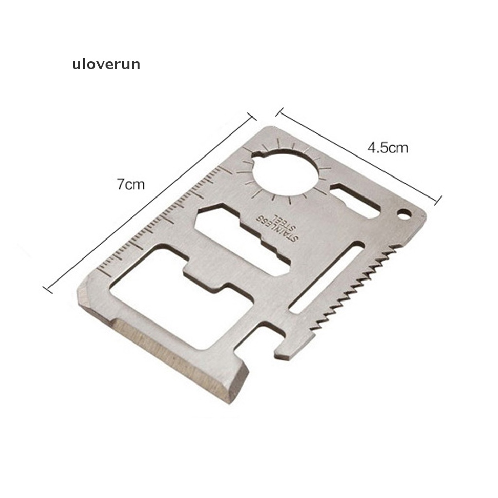 Thẻ Tín Dụng Sinh Tồn 11 Trong 1 Tiện Lợi Dành Cho Cắm Trại