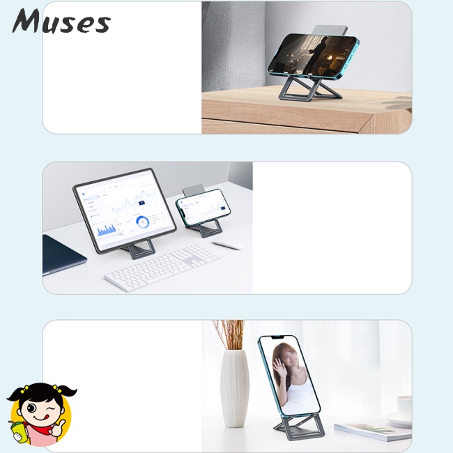 Giá Đỡ Điện Thoại Bằng Kim Loại Thiết Kế Gấp Gọn Tùy Chỉnh Tiện Dụng