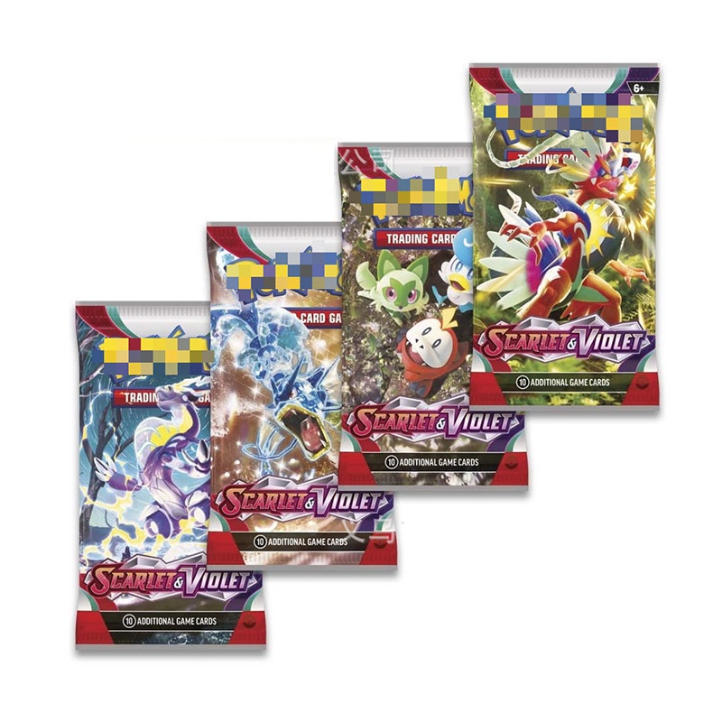 Bộ 324 Thẻ Bài Pokemon Scarlet Và Violet Phiên Bản Mới Tiếng Anh Sáng Bóng Pokemon Tcg