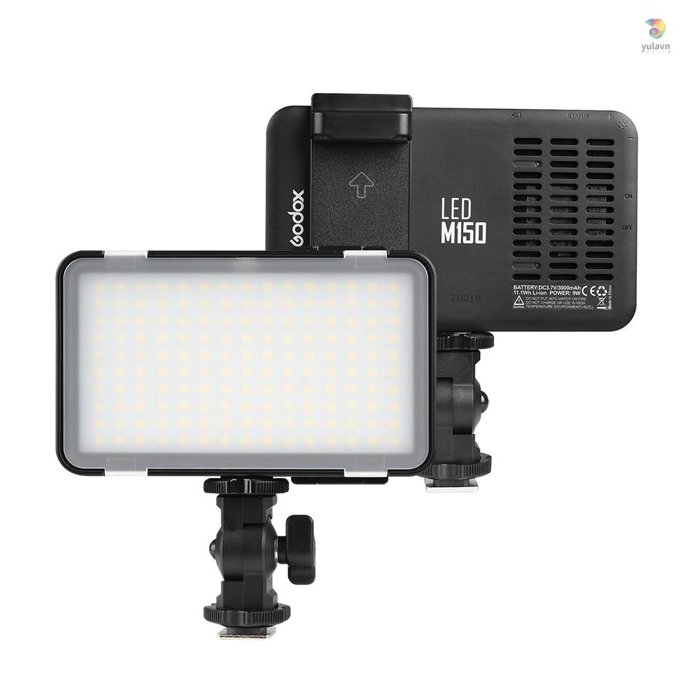 Đèn LED Godox LEDM150 Mini 5600K Ánh Sáng Điều Chỉnh Được CRI 95 + Cho Máy Ảnh DSLR 5.5-8.5cm