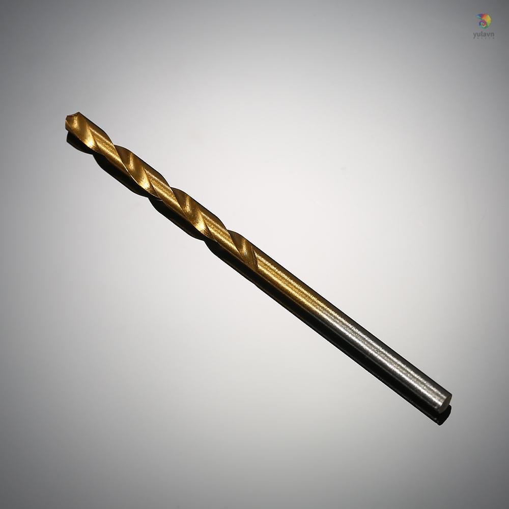Bộ 50 Mũi Khoan Xoắn Tốc Độ Cao 1.0-3.0mm Chất Liệu Thép Titan