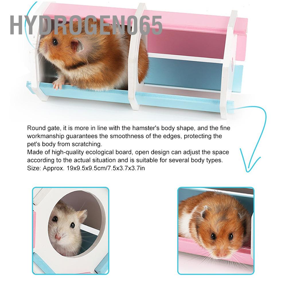 Hydrogen065 Thú Cưng Nhỏ Tự Làm Kênh Nhà Chơi Đồ Trang Trí Lồng Cung Cấp Cho Hamster Chuột Lang Chinchilla