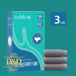 Quần lót nam cotton du lịch ETRAVEL dùng 1 lần