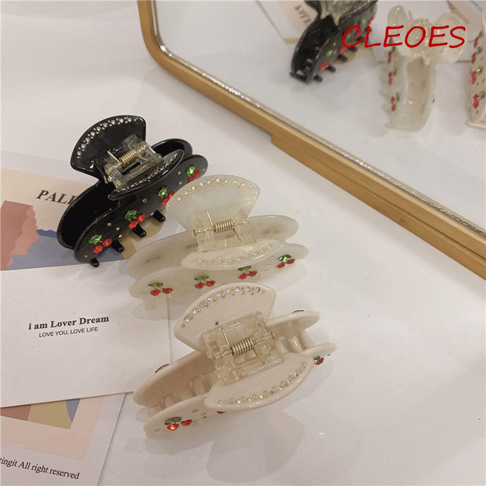 Kẹp Tóc Hình Quả Cherry Lấp Lánh Thời Trang|Màu Sắc Cà Phê Cherry Xinh Xắn Chất Lượng|Kẹp TóC NhiềU MàU SắC
