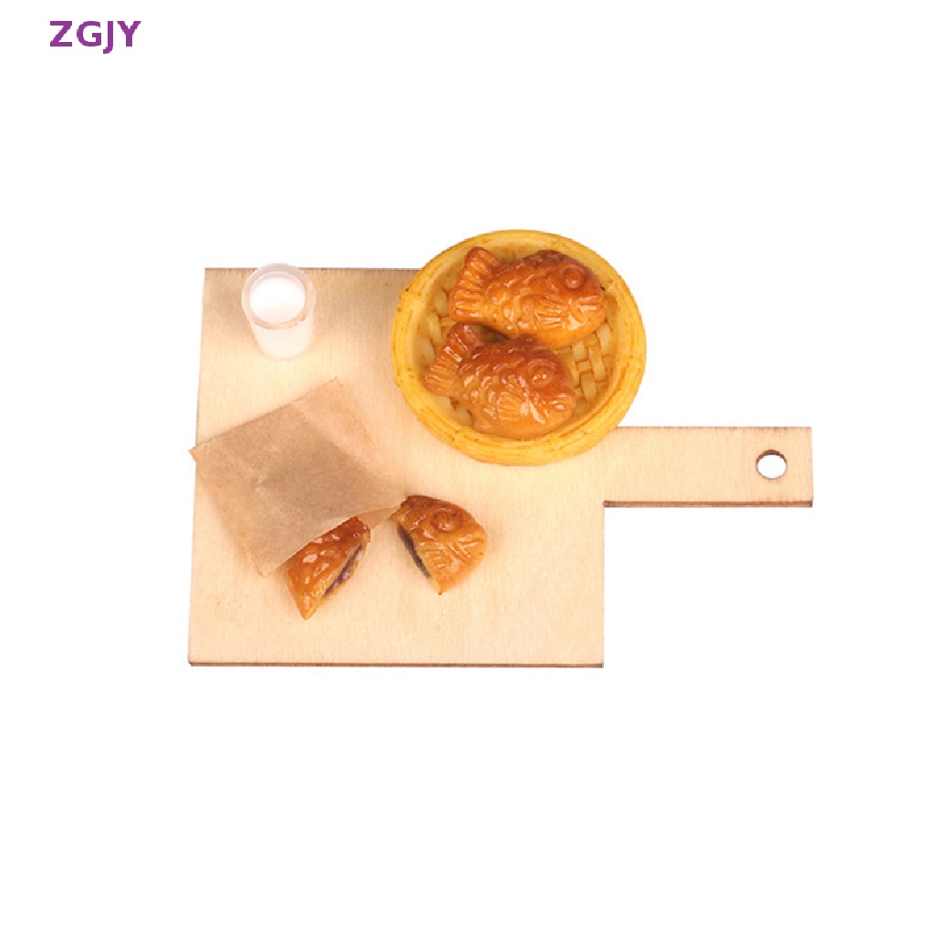 1 Set Mô Hình Thức Ăn Nhanh Trang Trí Nhà Búp Bê Tỷ Lệ 1: 12 Mới