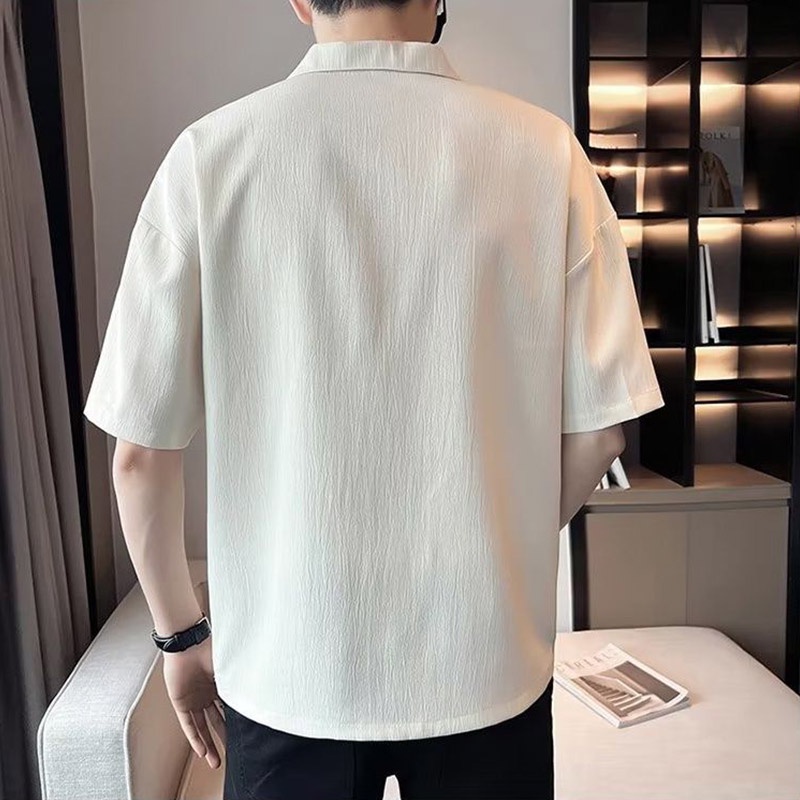 Áo polo AOKANG ngắn tay phong cách Hàn Quốc dành cho nam