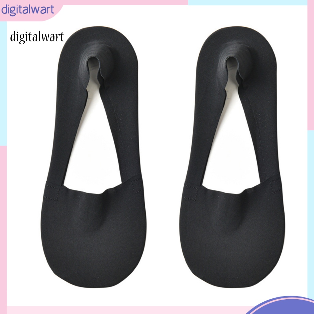 Kỹ Thuật Số| 1 Đôi Vớ Thể Thao Bằng Silicone Mỏng Màu Trơn Độ Co Giãn Cao