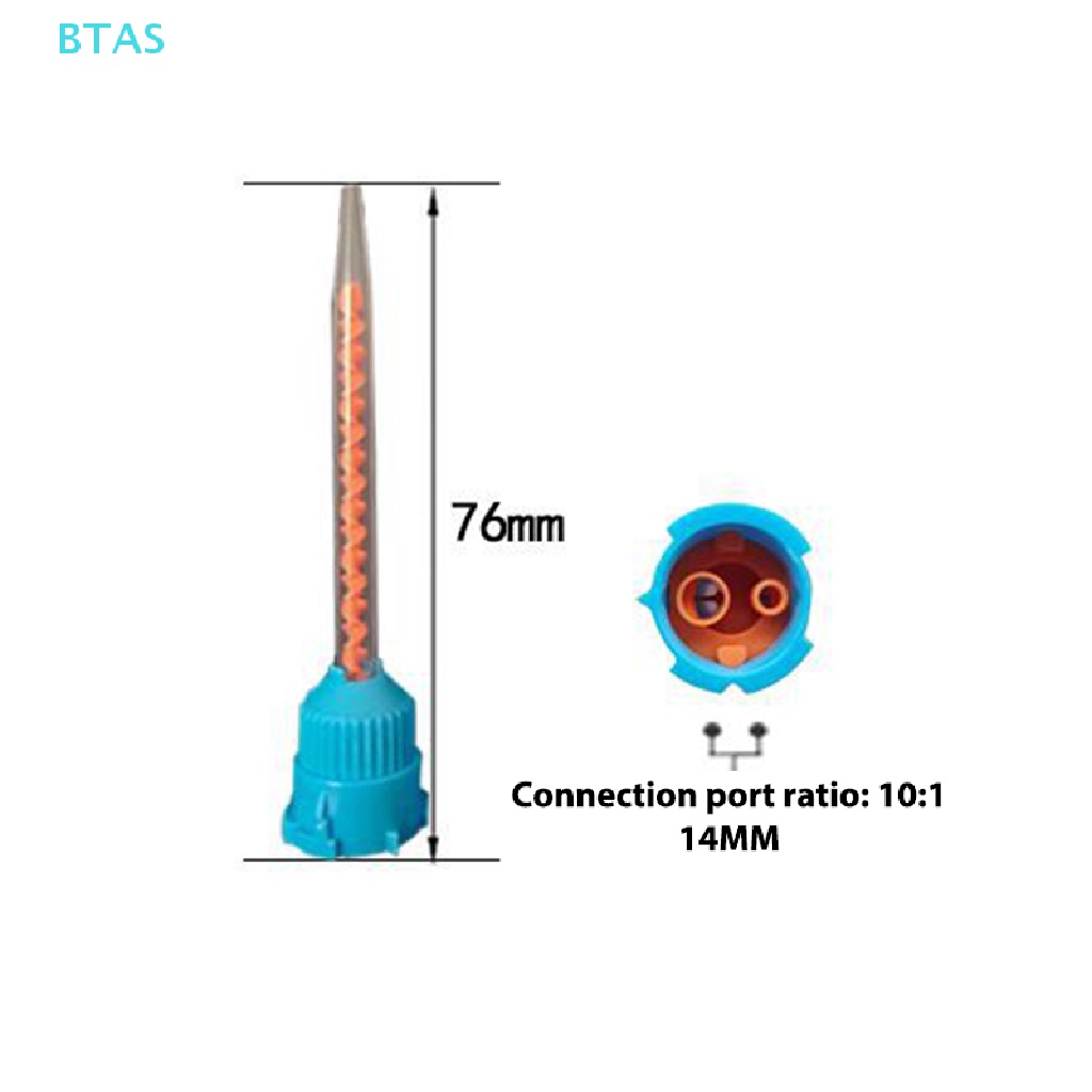 Bộ 50 Đầu Trộn Chất Liệu Silicone Cao Su Dùng Một Lần