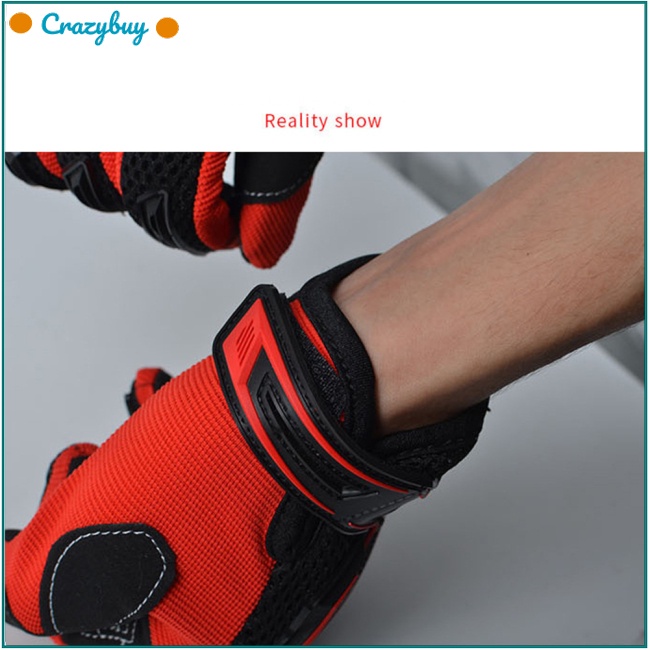 Cr 1 Đôi Găng Tay Lái Xe Đạp Chống Sốc