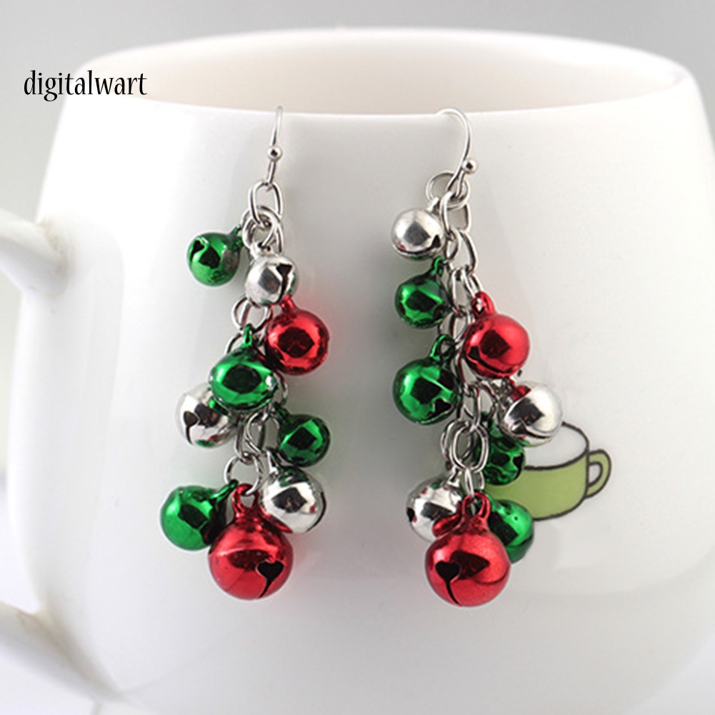 Kỹ Thuật Số| Khuyên Tai Nữ Trang Tạo Hình Chuông Giáng Sinh