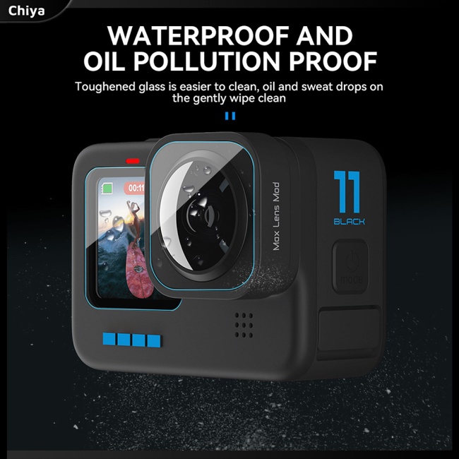 1 Bộ Kính Cường Lực Bảo Vệ Màn Hình Chống Trầy Cho Máy Ảnh Gopro11 / 9 / 10