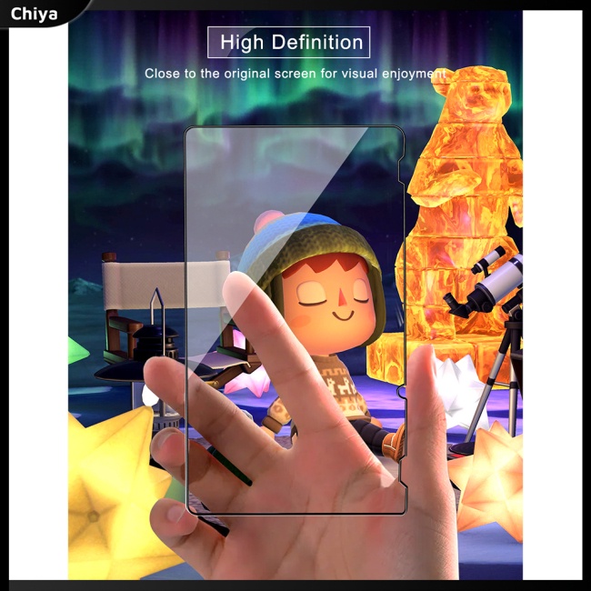 Set 2 Kính Cường Lực Phủ Toàn Màn Hình Chống Dầu Plasma Tương Thích Với Ns Switch