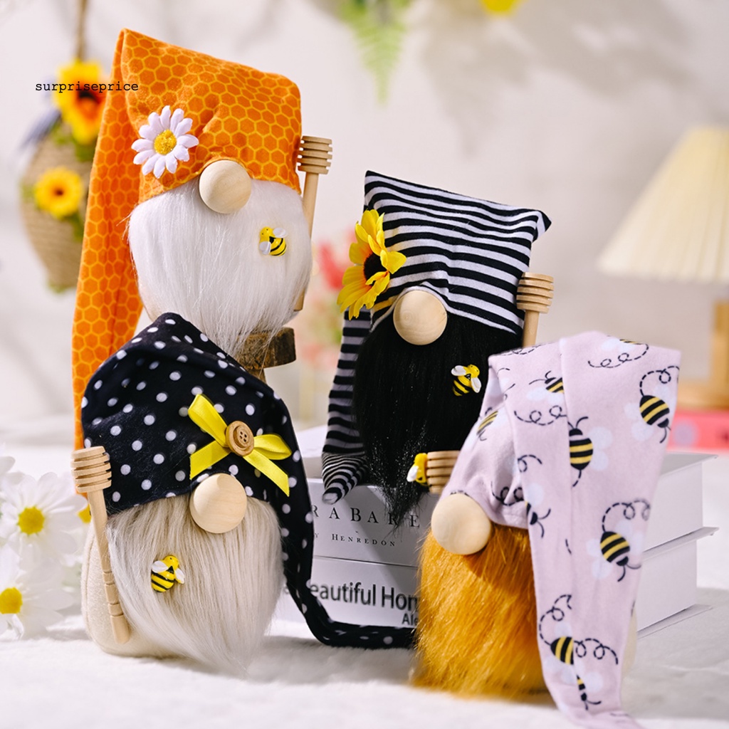 Spa Đồ trang trí Búp Bê Vô Diện Đội Mũ Dài Trang Trí Nhà Cửa