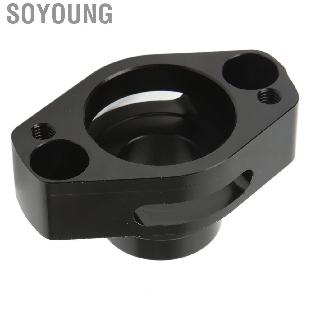 Soyoung BOV Adapter  Professional Turbo Blow Off Valve CNC Aluminum Perfect Sealing Rustproof Long Lasting Rugged Structure for EcoBoost Models