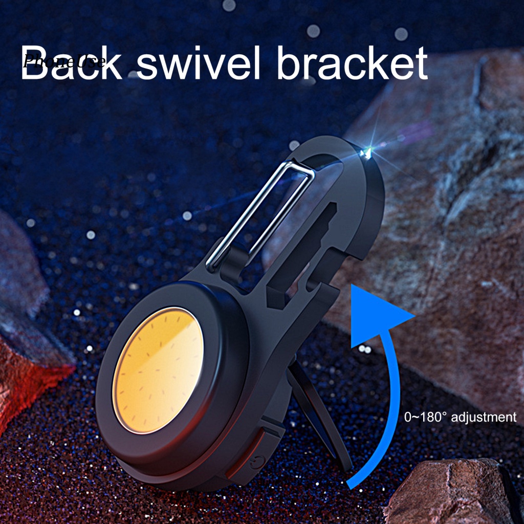 Pu 1 Bộ Đèn Pin Mini 4 Chế Độ Kèm Móc Khóa Và Cáp Sạc USB Tiện Dụng