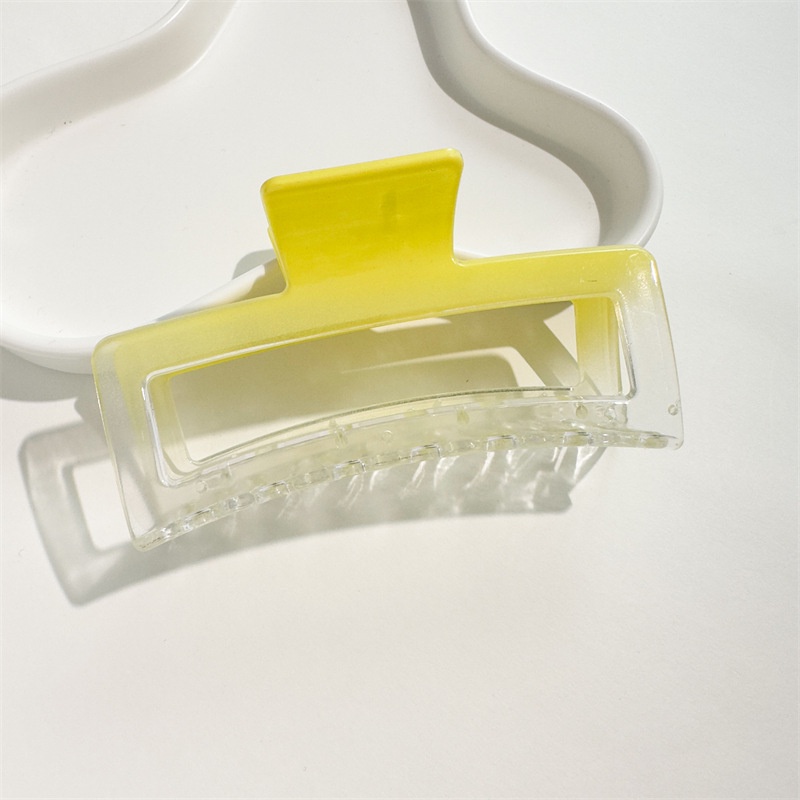 Kẹp Tóc Hình Cá Mập 13cm Màu Gradient Thời Trang Xuân Hè Mới