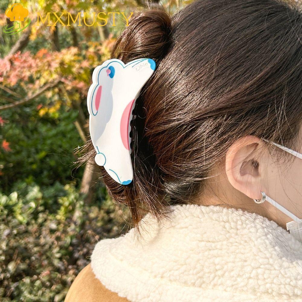 Kẹp Tóc Càng Cua / Cá Mập Axit Acetic Thiết Kế Đơn Giản Sáng Tạo Cho Nữ