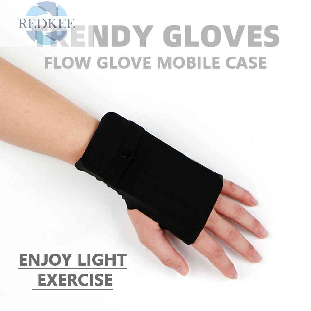 Túi Đựng Điện Thoại Co Giãn Thoáng Khí Chống Trộm Đeo Cánh Tay Khi Chơi Thể Thao Ngoài Trời