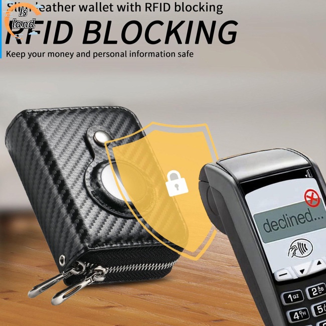 [IS] Ví Gập Thông Minh Cỡ Lớn Đựng Thẻ Tín Dụng Định Vị Tiền Mặt Chống Thất Lạc