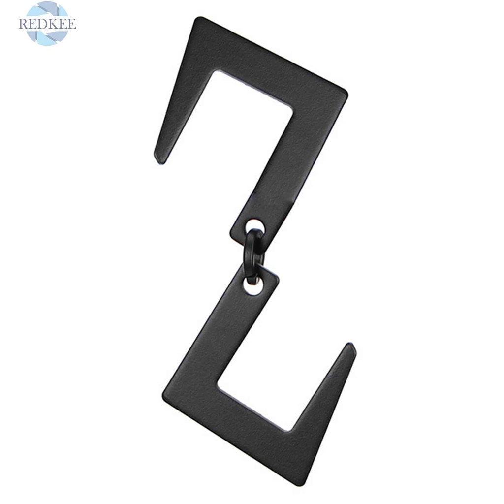 Móc Treo Đồ Hình Chữ S Bằng Kim Loại Tiện Dụng Cho Cắm Trại Leo Núi