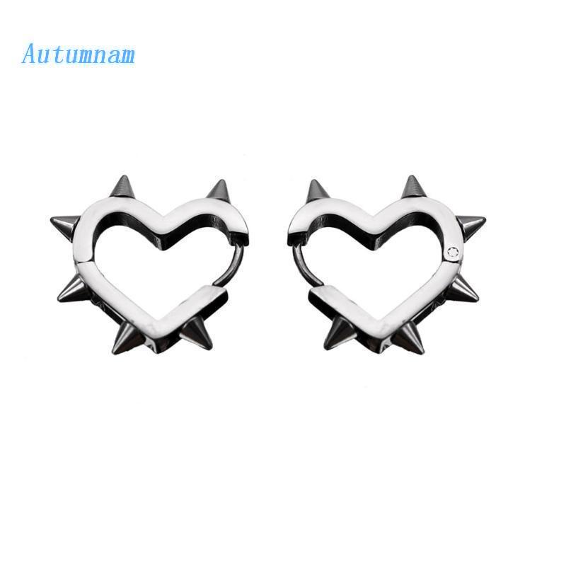 Bông Tai Hình Gai Bằng Titan Phong Cách Punk Hiphop Đường Phố Cho Nam Và Nữ