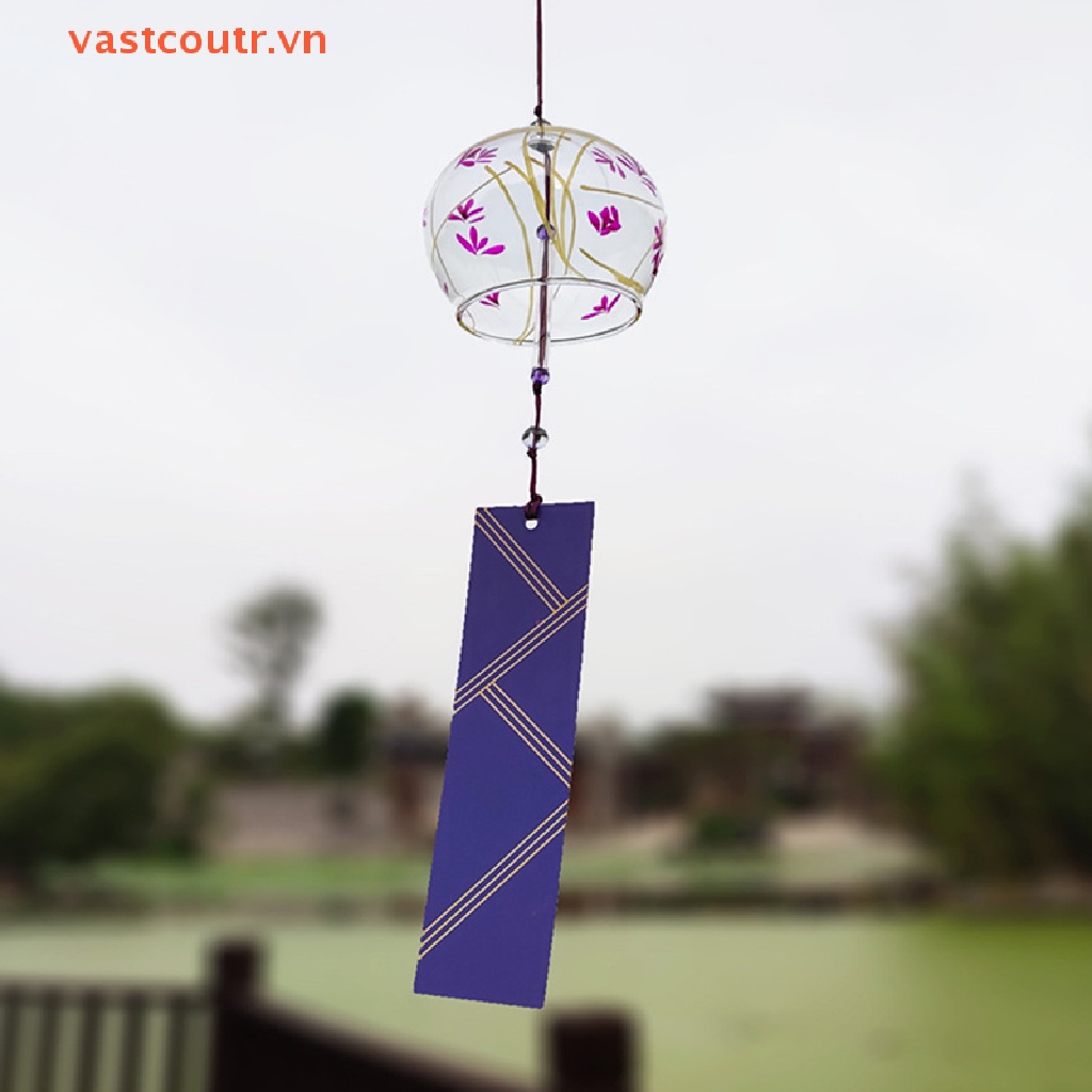 Chuông Gió Treo Trang Trí Bằng Thủy Tinh Phong Cách Anime Nhật Bản