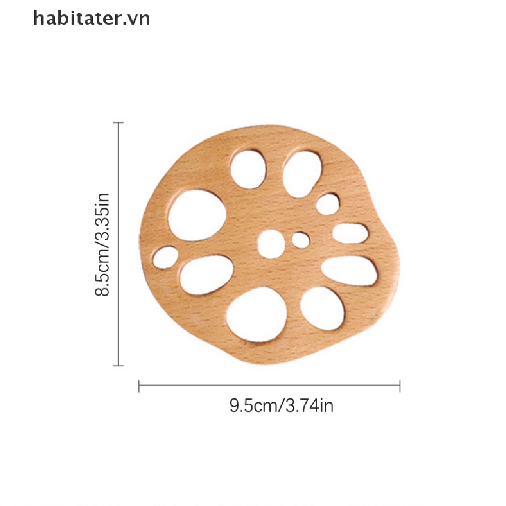 Set 1 / 4 Tấm Lót Ly Bằng Gỗ Óc Chó Bền Chịu Nhiệt