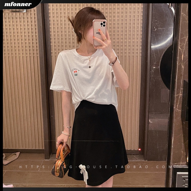 Đầm Hai Dây Màu Đen Phối Nơ Xinh Xắn Thời Trang Dành Cho Nữ