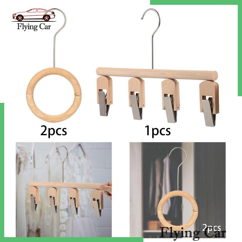 [Lzdjfmy2] Giá Đỡ Khăn Quàng Cổ Thắt Lưng Bằng Gỗ Tiết Kiệm Không Gian