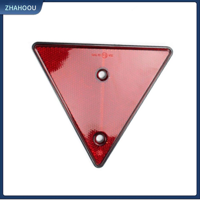 ☃Nhà Cửa☃ Miếng Dán Phản Quang Hình Tam Giác Màu Đỏ An Toàn Cho Xe Tải Trailer Rv
