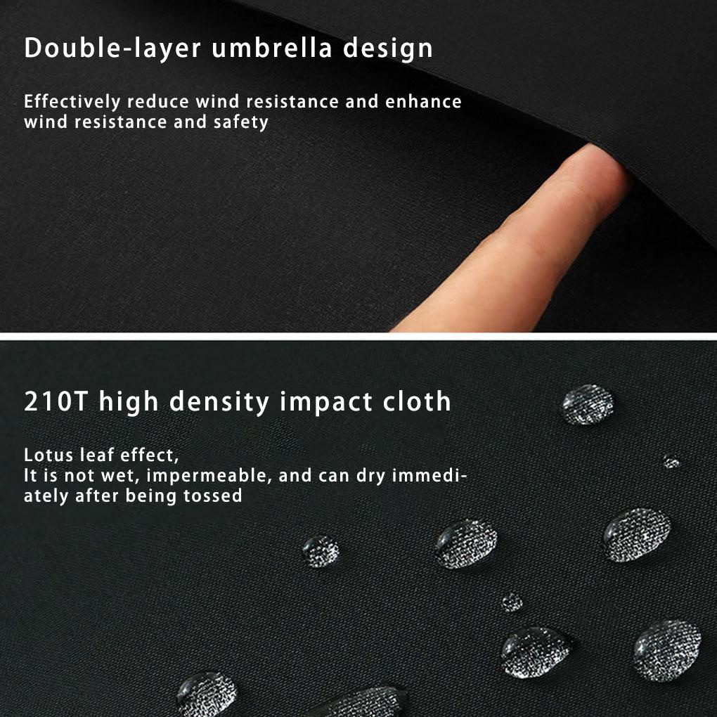 (runbu) Dù Gấp Tự Động Hai Lớp Bumbershoot Che Nắng Và Mưa Parasol Cho Du Lịch Nam Và Nữ
