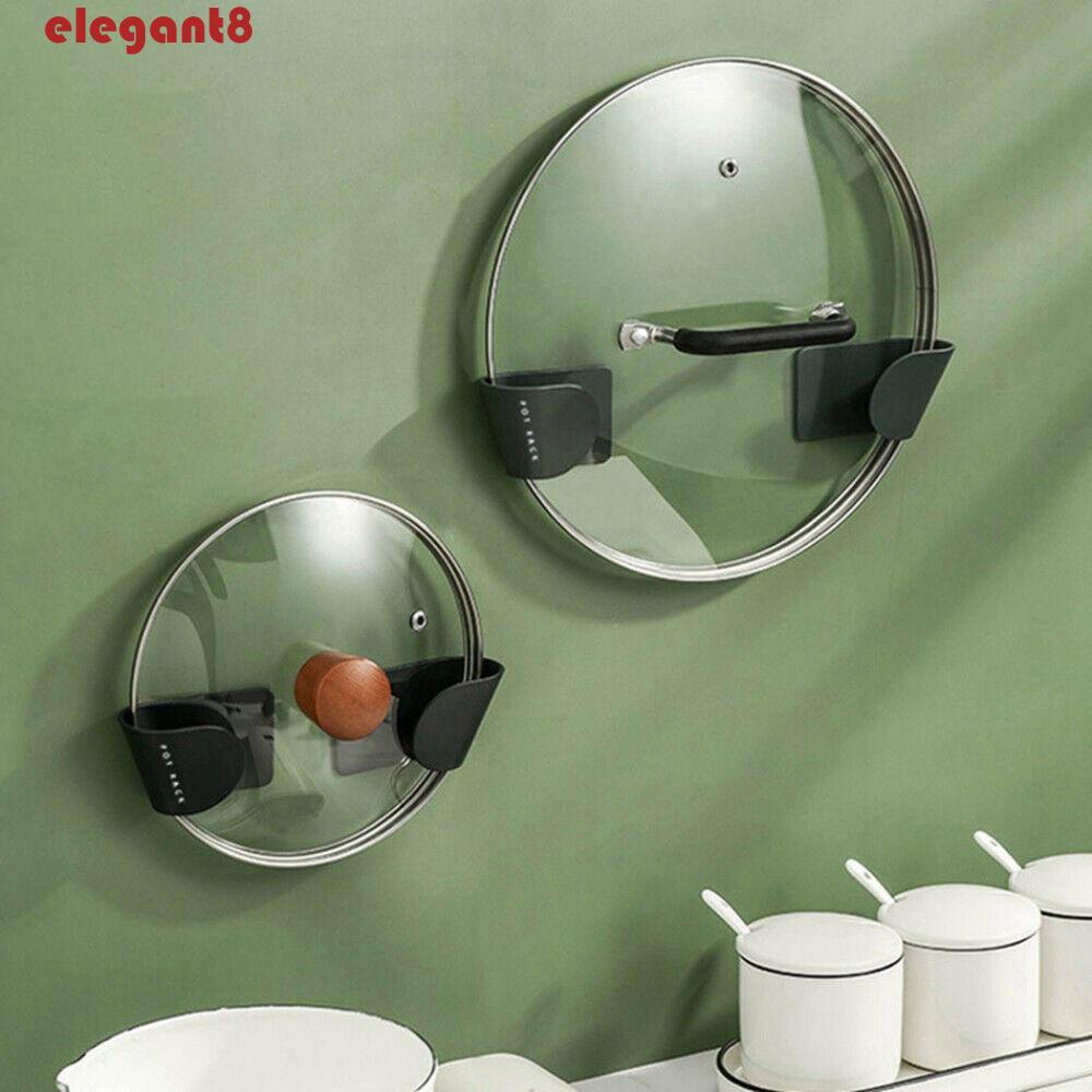 Giá Đỡ Nắp Nồi Gắn Tường Tự Dính Không Cần Đục Lỗ Tiện Dụng