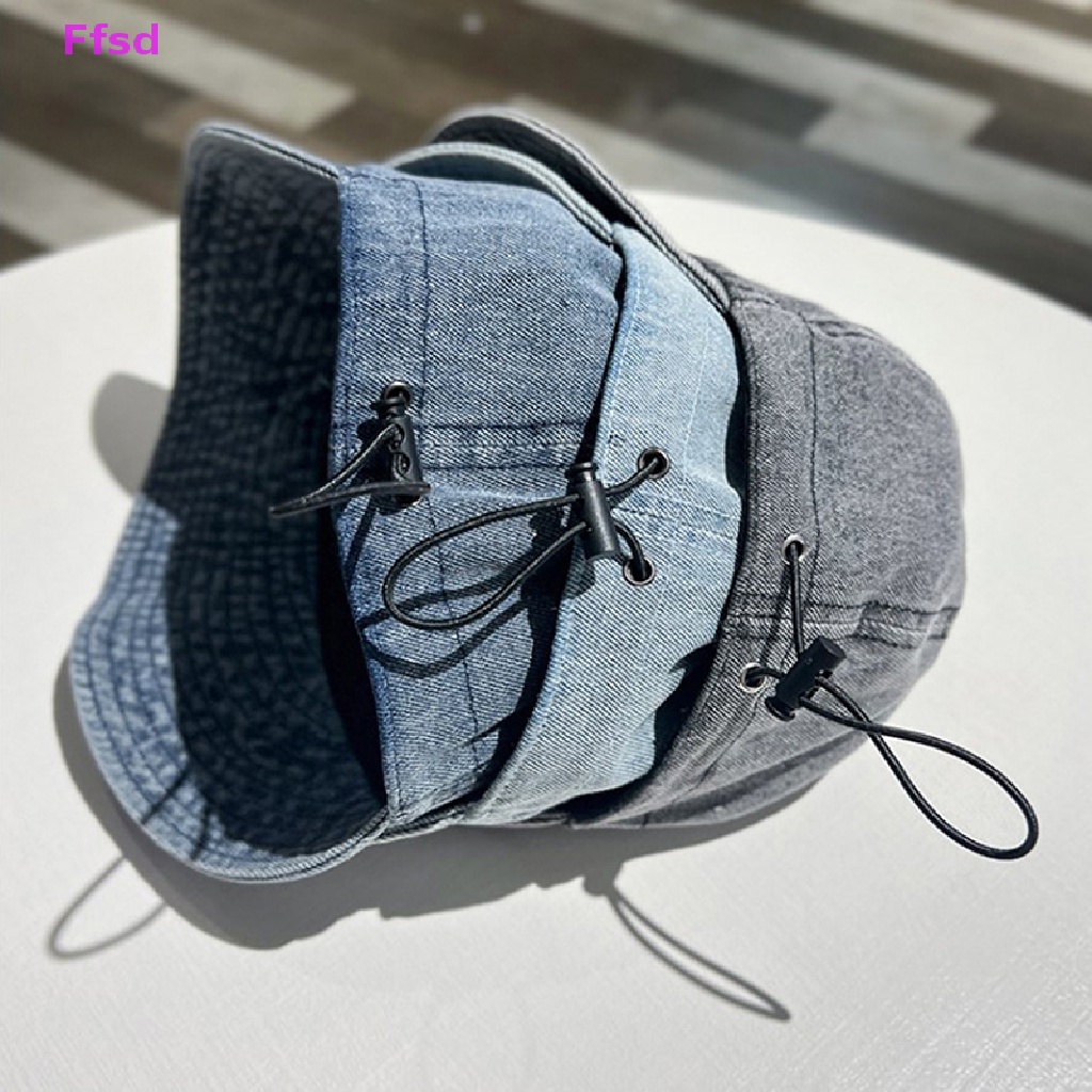 {Ffsd} Mũ Rộng Vành Chống Nắng Đi Biển Mùa Xuân Hè Có Dây Rút Vành Có Thể Điều Chỉnh Và Gấp Lại Khô Nhanh Cho Nam Và Nữ